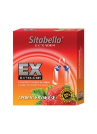 Стимулирующая насадка Sitabella Extender  Клубника - Sitabella - купить с доставкой в Шахтах