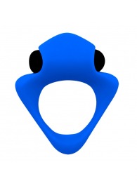 Синее эрекционное кольцо Wooomy Tribeс с вибрацией - Adrien Lastic - в Шахтах купить с доставкой