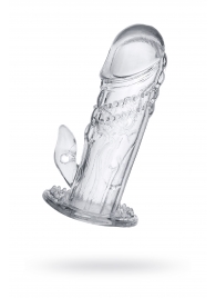 Прозрачная насадка на пенис Uco - 13 см. - A-toys - в Шахтах купить с доставкой