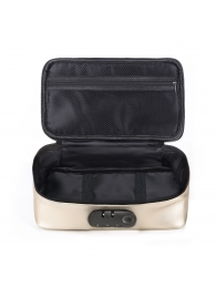 Золотистая сумочка для хранения игрушек Discreet Box - Dorcel - купить с доставкой в Шахтах