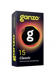 Классические презервативы с обильной смазкой Ganzo Classic - 15 шт. - Ganzo - купить с доставкой в Шахтах