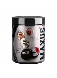 Черные утолщенные презервативы MAXUS Extra Strong с железным кейсом - 15 шт. - Maxus - купить с доставкой в Шахтах