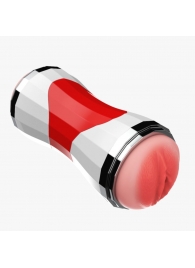 Двусторонний мастурбатор в колбе Power Grip Cup - вагина и ротик - Boys of Toys - в Шахтах купить с доставкой