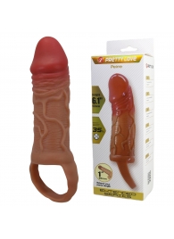 Реалистичная насадка на член Peirre - 15,5 см. - Baile - в Шахтах купить с доставкой