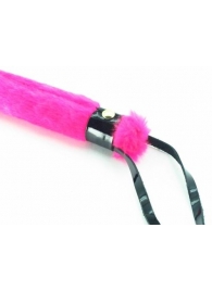 Нежная плеть с розовым мехом BDSM Light - 43 см. - БДСМ Арсенал - купить с доставкой в Шахтах