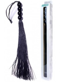 Черная силиконовая плеть - 37 см. - Boys of Toys - купить с доставкой в Шахтах