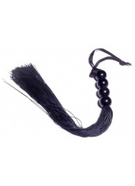 Черная силиконовая плеть - 37 см. - Boys of Toys - купить с доставкой в Шахтах