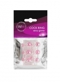 Прозрачная сквозная насадка на пенис с цветными шариками - Erowoman-Eroman - в Шахтах купить с доставкой