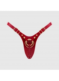Красный пояс для фиксации насадок Strap-On-Me Leatherette Harness Fabulous - Strap-on-me - купить с доставкой в Шахтах