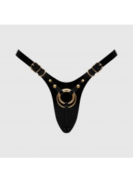 Черный пояс для фиксации насадок Strap-On-Me Leatherette Harness Fabulous - Strap-on-me - купить с доставкой в Шахтах