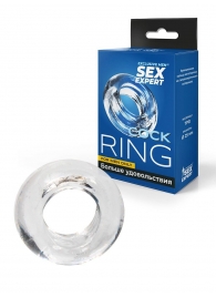 Прозрачное эрекционное кольцо-бублик - Sex Expert - в Шахтах купить с доставкой