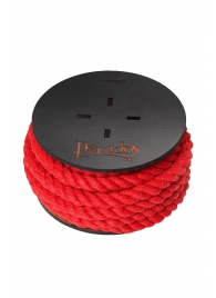 Красная веревка для шибари на катушке - 5 м. - Pecado - купить с доставкой в Шахтах