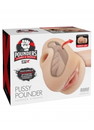 Телесный мастурбатор-вагина Pussy Pounder Squeeze Stroker - Pipedream - в Шахтах купить с доставкой