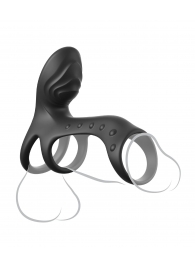 Черная насадка на пенис Ultimate Couples Cage Pro - Pipedream - в Шахтах купить с доставкой