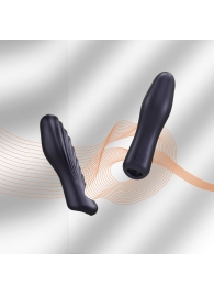 Сливовая силиконовая насадка на пенис с подхватом Manwan Ryzer - Manwan - в Шахтах купить с доставкой