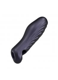 Сливовая силиконовая насадка на пенис с подхватом Manwan Ryzer - Manwan - в Шахтах купить с доставкой