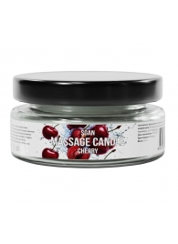 Массажная свеча «Спелая вишня» - 50 мл. - SGAN - купить с доставкой в Шахтах