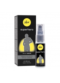 Пролонгатор-сыворотка pjur Superhero Delay Serum - 20 мл. - Pjur - купить с доставкой в Шахтах