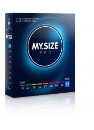 Презервативы MY.SIZE размер 72 - 3 шт. - My.Size - купить с доставкой в Шахтах