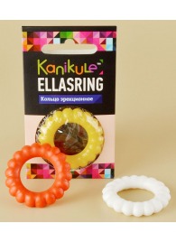 Цветное рельефное эрекционное кольцо Ellasring - Sitabella - в Шахтах купить с доставкой