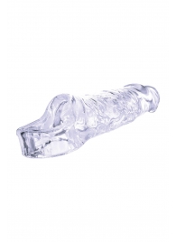 Прозрачная насадка-удлинитель Length Enhancer с подхватом - 16 см. - NMC - в Шахтах купить с доставкой