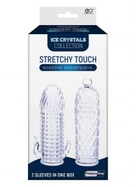 Набор из 2 прозрачных насадок на член Seductive Tickler Sleeves Set - NMC - в Шахтах купить с доставкой