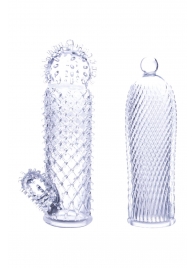 Набор из 2 прозрачных насадок на член Seductive Tickler Sleeves - NMC - в Шахтах купить с доставкой