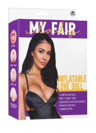 Телесная надувная секс-кукла с 3 любовными отверстиями - NMC - в Шахтах купить с доставкой