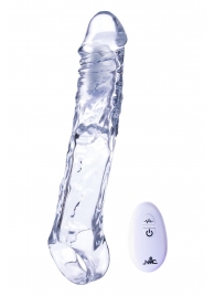 Прозрачная насадка-удлинитель Length Enhancer With Bullet с подхватом - 22,3 см. - NMC - в Шахтах купить с доставкой