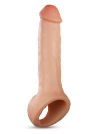 Телесная насадка-удлинитель Thrive 8.75 Inch Realistic Penis Extender Sleeve - 22,2 см. - Blush Novelties - в Шахтах купить с доставкой