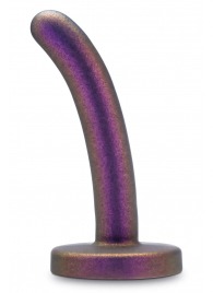 Фиолетовая насадка с гладкой поверхностью Surrender 4.75 Inch Beginner Pegging Dildo - 12 см. - Blush Novelties - купить с доставкой в Шахтах