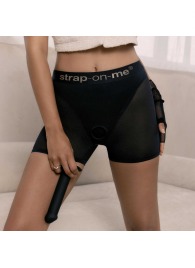 Трусики-шорты для фиксации насадок Strap-on-me Harness Lingerie Halo - size M - Strap-on-me - купить с доставкой в Шахтах