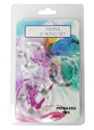 Набор из 3 эрекционных прозрачных колец - Boys of Toys - в Шахтах купить с доставкой