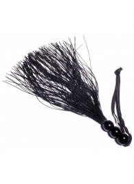 Черная силиконовая плетка - 25,4 см. - Boys of Toys - купить с доставкой в Шахтах