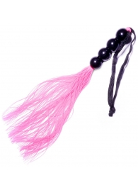 Розовая силиконовая плеть - 35,5 см. - Boys of Toys - купить с доставкой в Шахтах