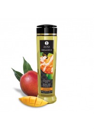 Массажное масло для тела Luscious Mango с ароматом манго - 240 мл. - Shunga - купить с доставкой в Шахтах