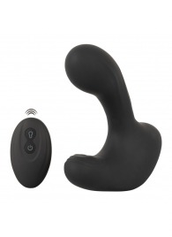 Черная анальная вибропробка с функцией расширения RC Butt Plug with 3 functions - Orion - в Шахтах купить с доставкой
