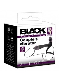 Черная насадка на член с вибрацией Couple’s Vibrator - Orion - в Шахтах купить с доставкой