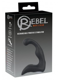 Черный перезаряжаемый стимулятор простаты с вибрацией - 14,6 см. - Orion - в Шахтах купить с доставкой