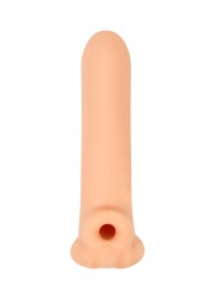 Телесный фаллоудлинитель Titan - 16,5 см. - Lola Games - в Шахтах купить с доставкой