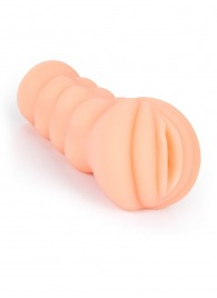 Телесный мастурбатор-вагина с эрекционными кольцами в комплекте - Sexy Girl - в Шахтах купить с доставкой