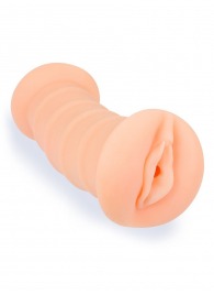Телесный двусторонний мастурбатор с вибропулей и эрекционными кольцами в комплекте - Sexy Girl - в Шахтах купить с доставкой