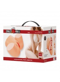 Телесный мастурбатор Liora с 2 любовными тоннелями - Baile - в Шахтах купить с доставкой