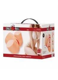 Телесный мастурбатор Liora с вибрацией - Baile - в Шахтах купить с доставкой