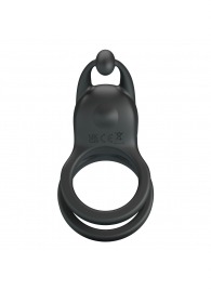 Черное перезаряжаемое виброкольцо Goodwin - Baile - в Шахтах купить с доставкой