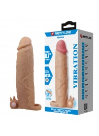 Телесная насадка на пенис Xerxes - 22 см. - Baile - в Шахтах купить с доставкой