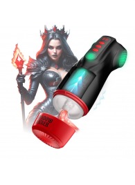 Интерактивный мастурбатор Raven с вакуумом, вибрацией и подсветкой - Shots Media BV - в Шахтах купить с доставкой