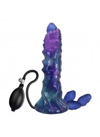 Фиолетовый яйцеродящий фаллоимитатор Duskwalker Sentinal на присоске - 22,4 см. - Baile - купить с доставкой в Шахтах