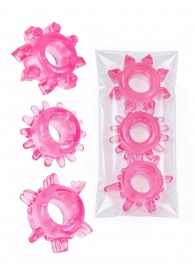 Комплект из трех розовых эрекционных колец - Erowoman-Eroman - в Шахтах купить с доставкой