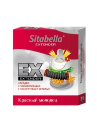 Стимулирующая насадка Sitabella Extender  Красный молодец - Sitabella - купить с доставкой в Шахтах